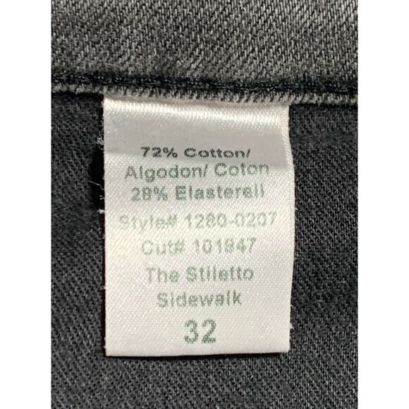Current/Elliot Stiletto Sidewalk Jeans Women Size 32‎ Gray - Picture 8 of 15